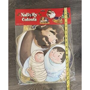 4 piece nativity Large Cutouts